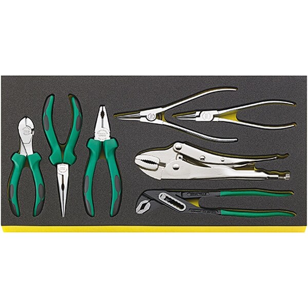 Set of pliers No.TCS WT 6501-6602/7 -tray7-pcs.